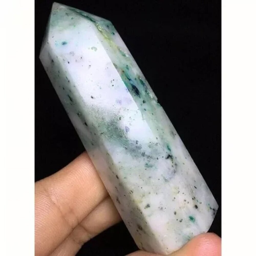 101g Fynchenite Chrysocolla Malachite Points Tower Crystal Generator